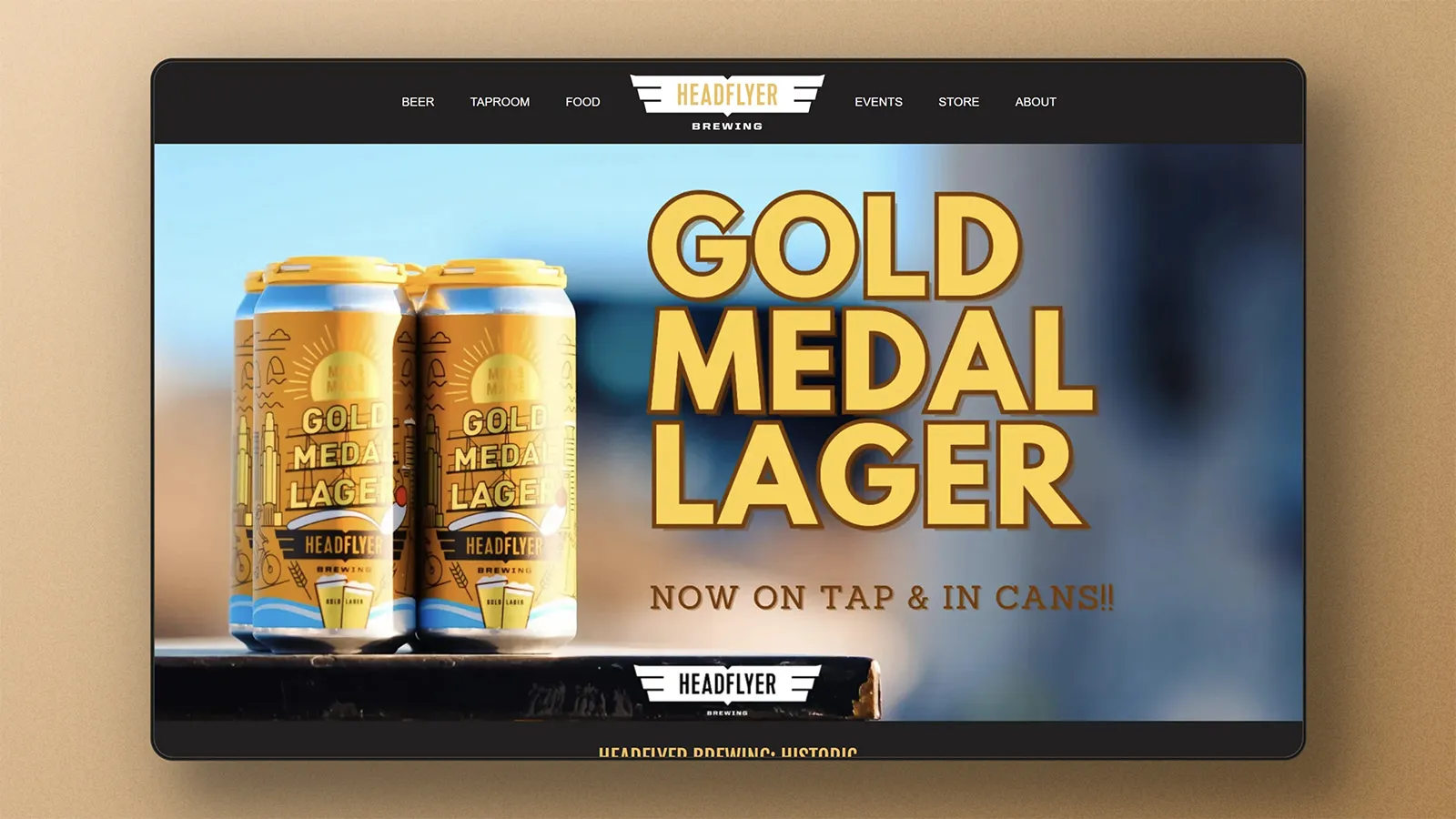 HeadFlyer Brewing Product Shot